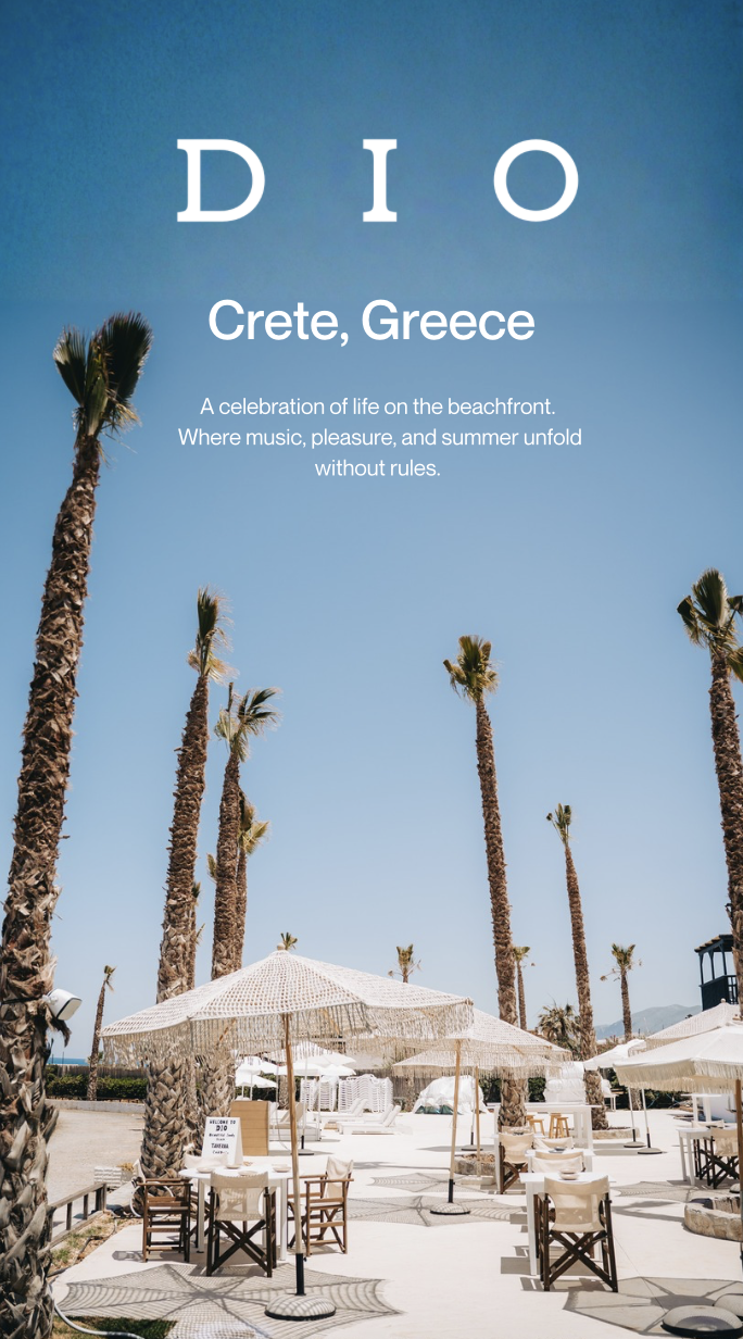 DIO Crete beachfront taverna paid ad