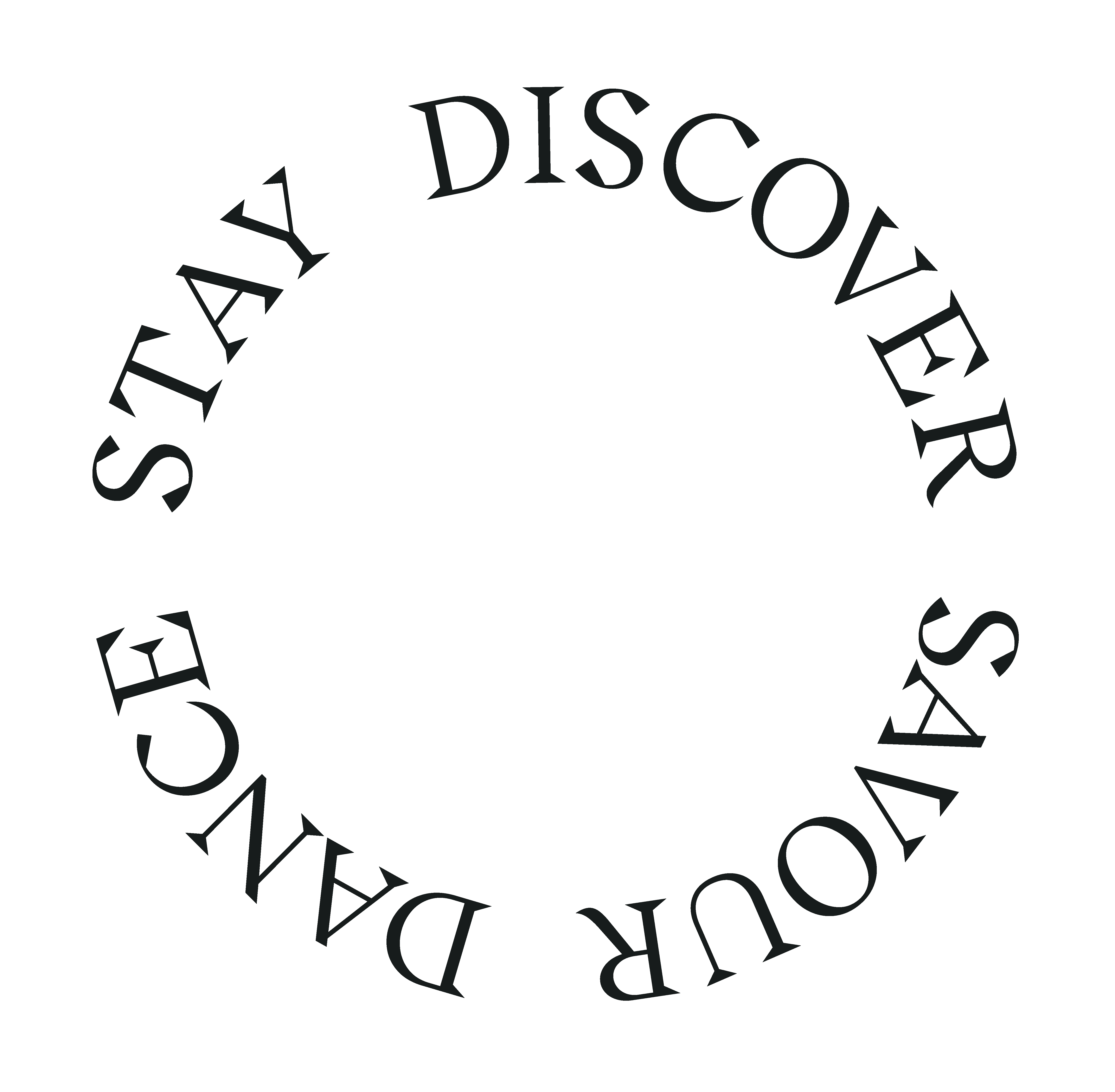 DIO seal — stay discover savour dance