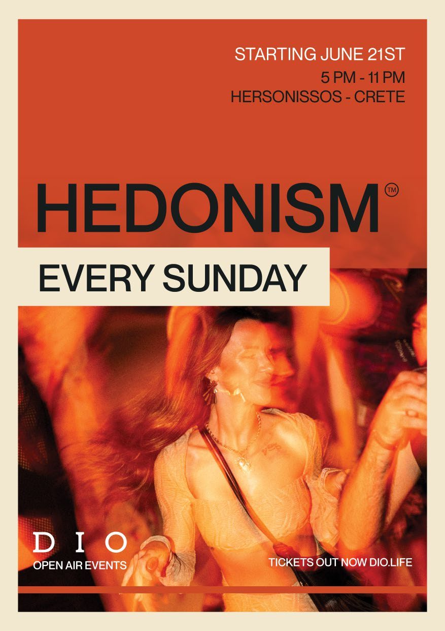 DIO Hedonism Every Sunday poster