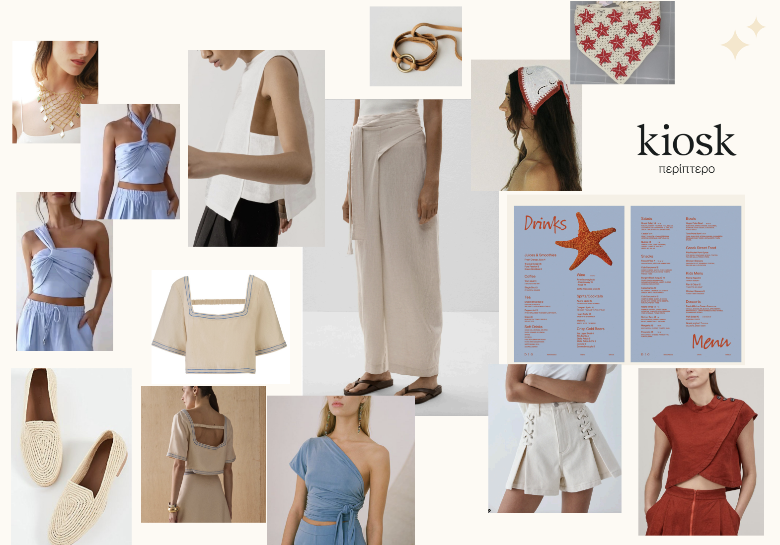 DIO Kiosk uniform moodboard