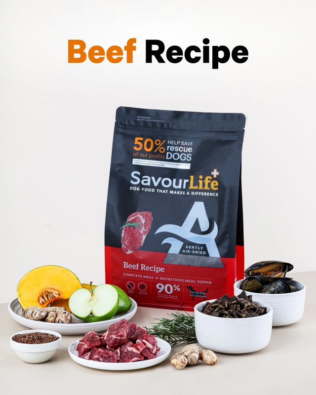 SavourLife Beef Recipe pack with ingredients