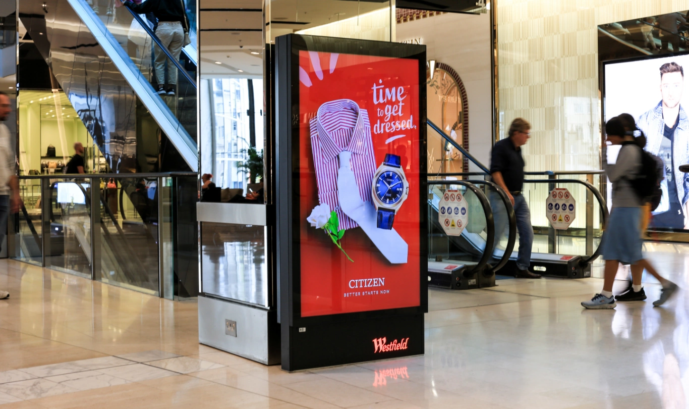 Citizen Watches Westfield smartscreen billboard
