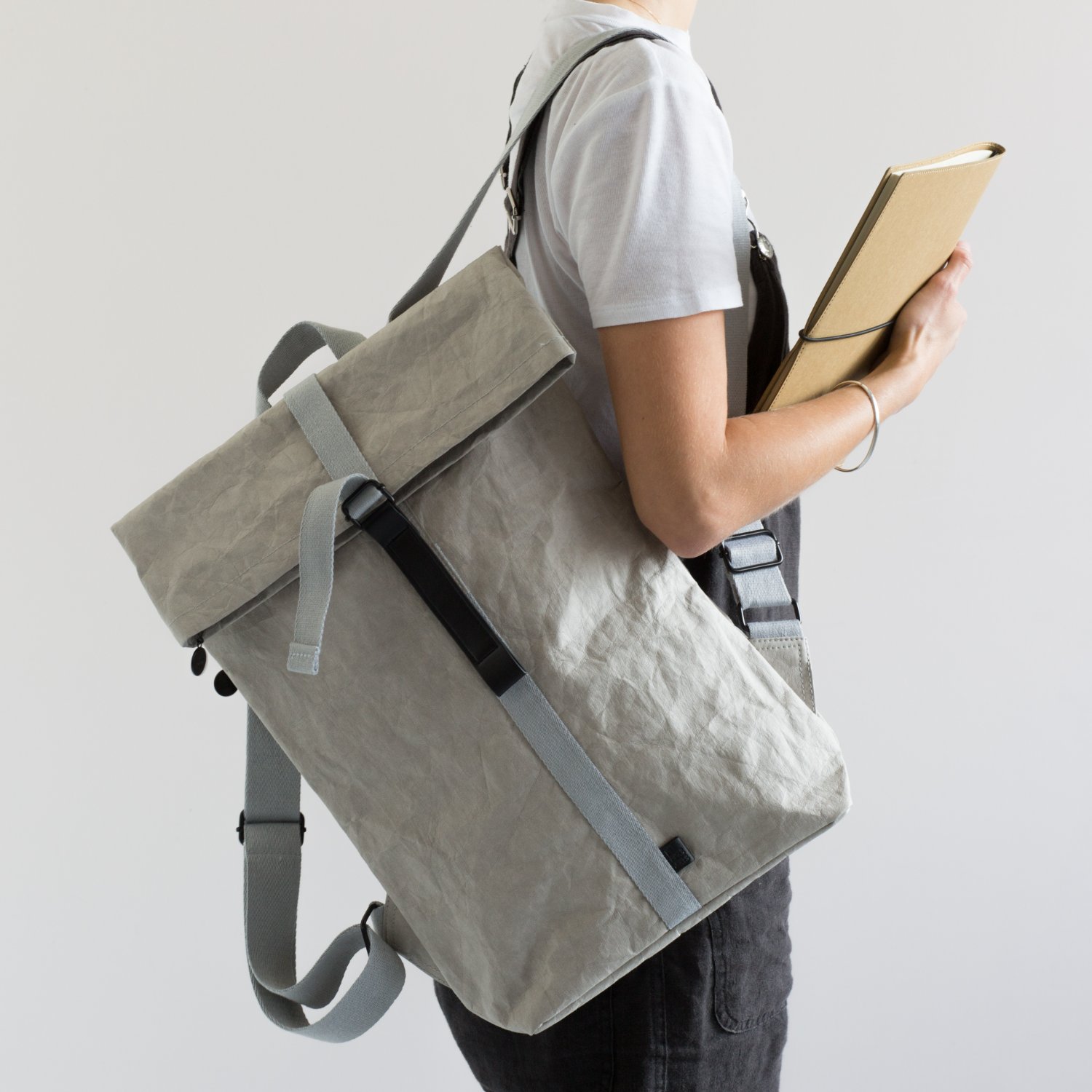 Washable paper backpack lifestyle shot