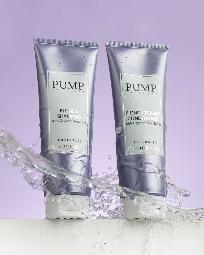 Pump Haircare product photography